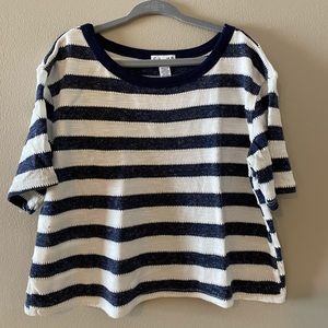 Splendid Girls blue striped t-shirt (size 10)